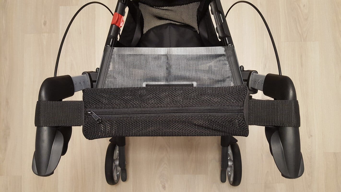 Netztasche-mit-Zipper-f-r-Rehasense-Athlon-Rollator-2 Geschlossene Netztasche mit Zipper für Rehasense Rollatoren