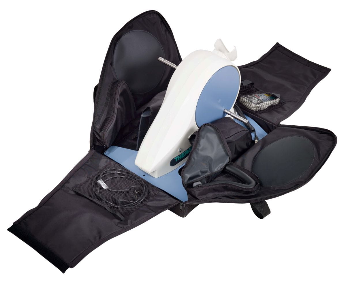THERA-Trainer mobi, Travel Bag offen mit Mobi verstaut