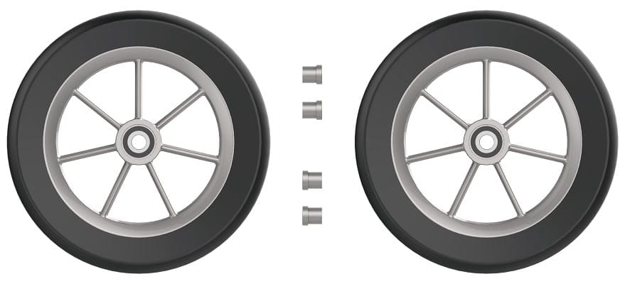 Softbereifung Radsatz für Rehasense Rollatoren Softbereifung Radsatz für Rehasense Rollatoren