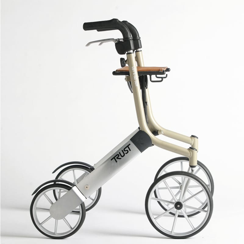 1449011_Lets_go_Out_beige_Silber Rollator Russka Trust Care Let´s go Out