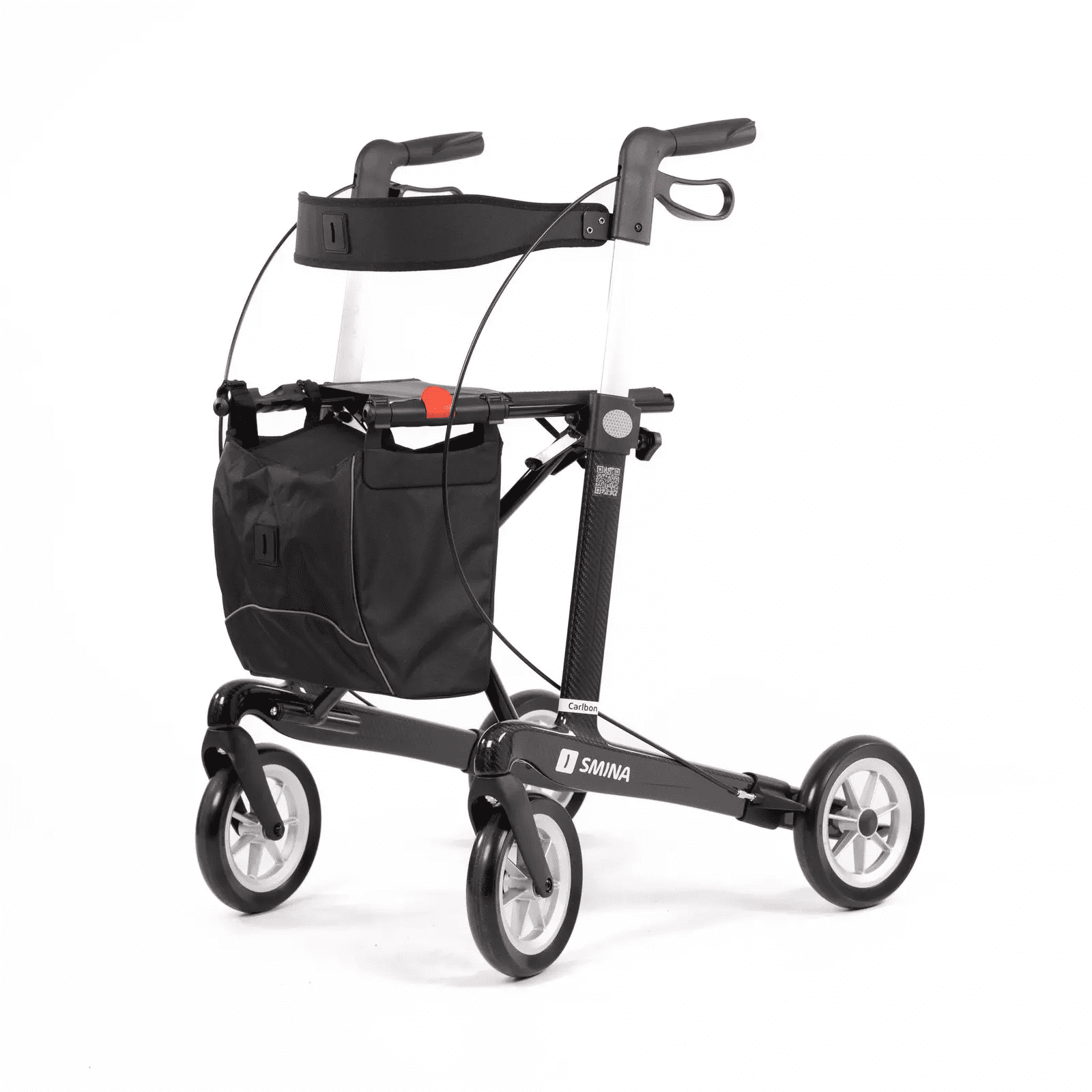 SminaCarlbonSchwarzVorne SMINA Carbon Rollator Carlbon