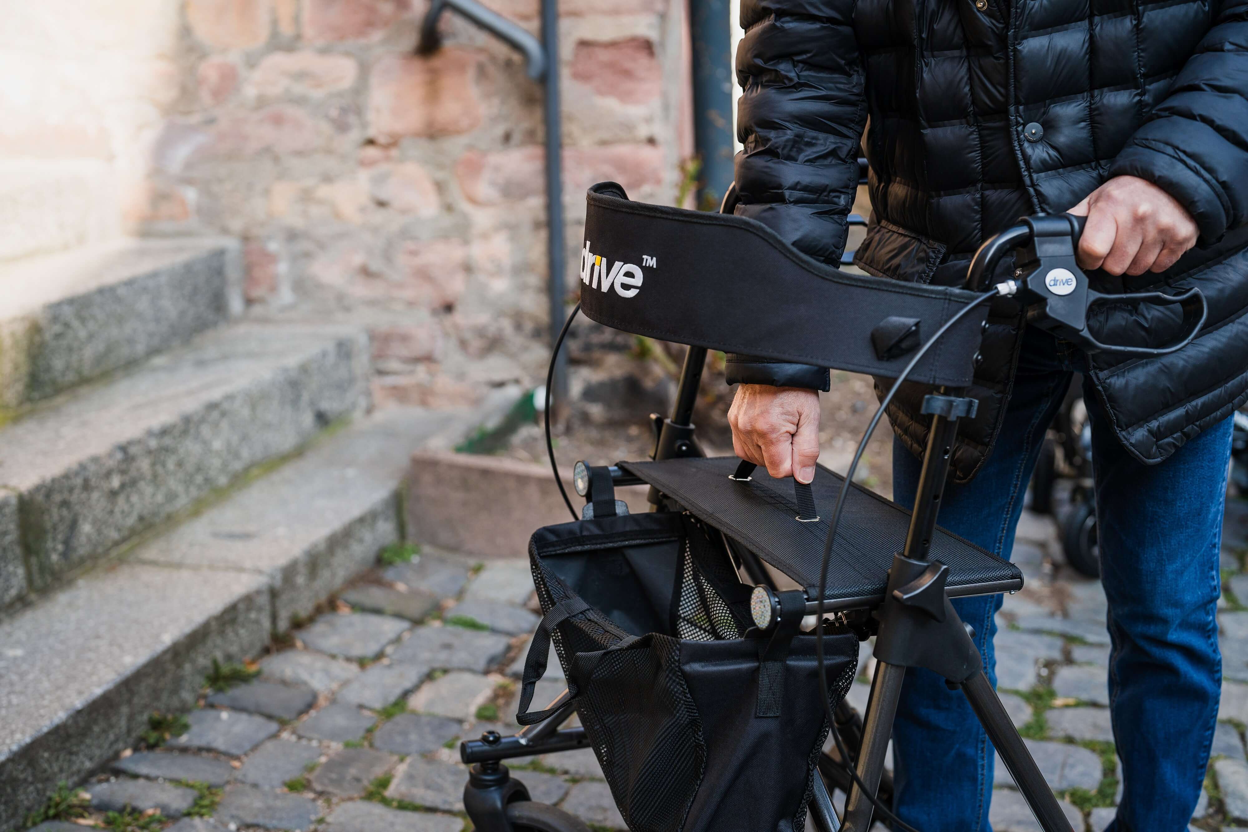 Rollator Drive Medical Torro Acero Vorführware