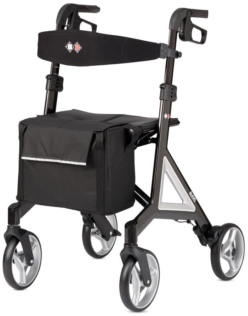 Leichtgewichtrollator Bischoff und Bischoff Alevo Carbon