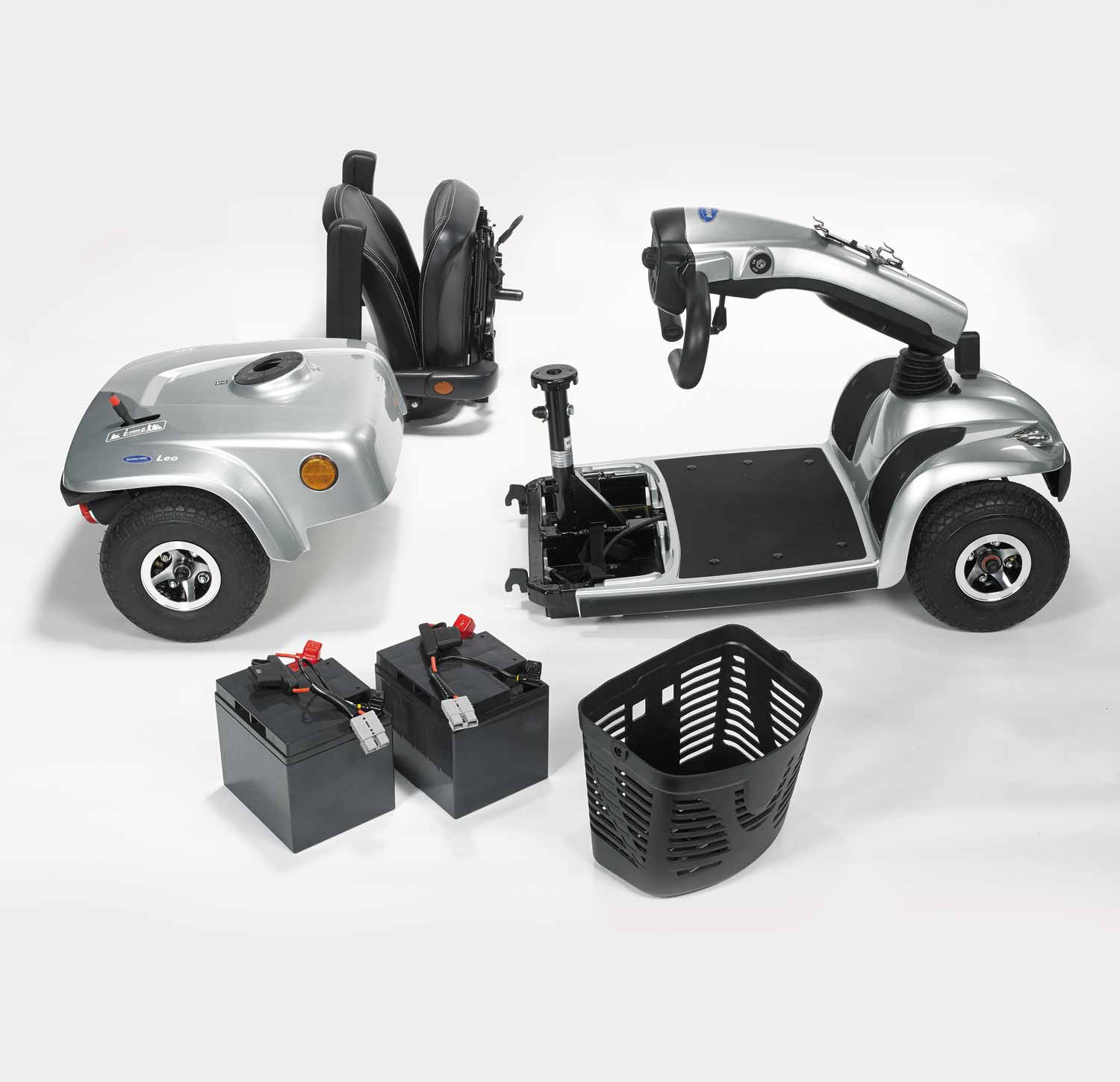 Elektromobil Invacare Leo SILBER