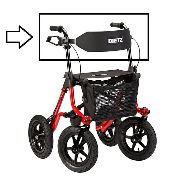 DIETZ_Bild_Rollator_TAiMA_XC_Rueckenlehne Rückengurt Comfort für Rollator Taima