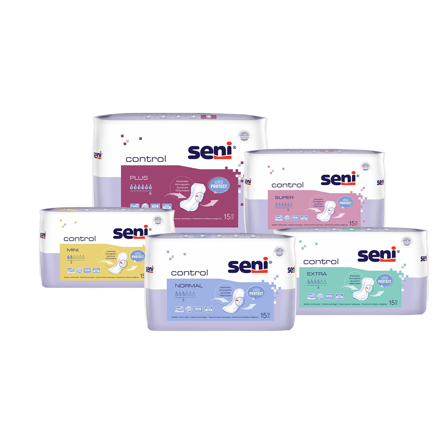 Einlagen Seni Control Extra 15 Stück