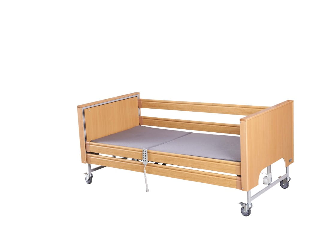 Pflegebett tecfor care GmbH ECOFIT S PLUS Low mit Holzverkleidung