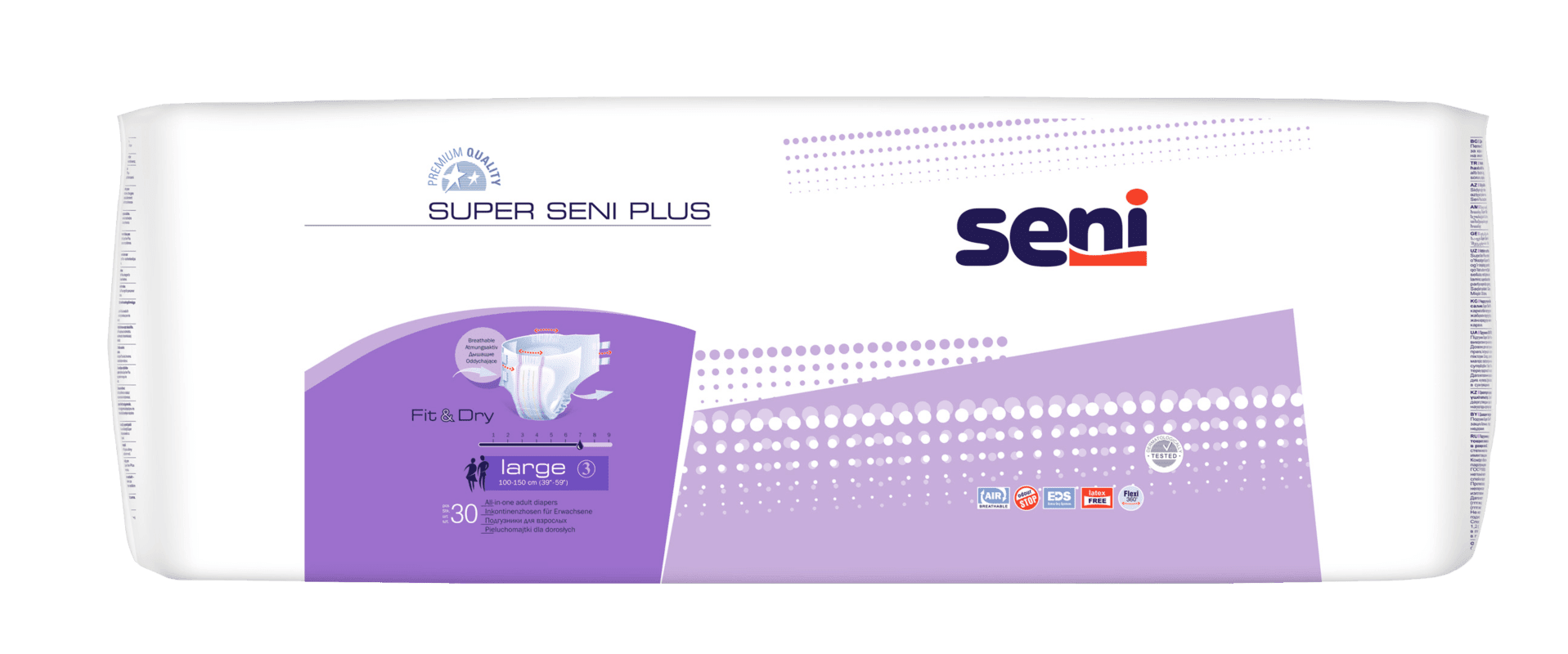 Windelhosen Super Seni Plus Large 30 Stück