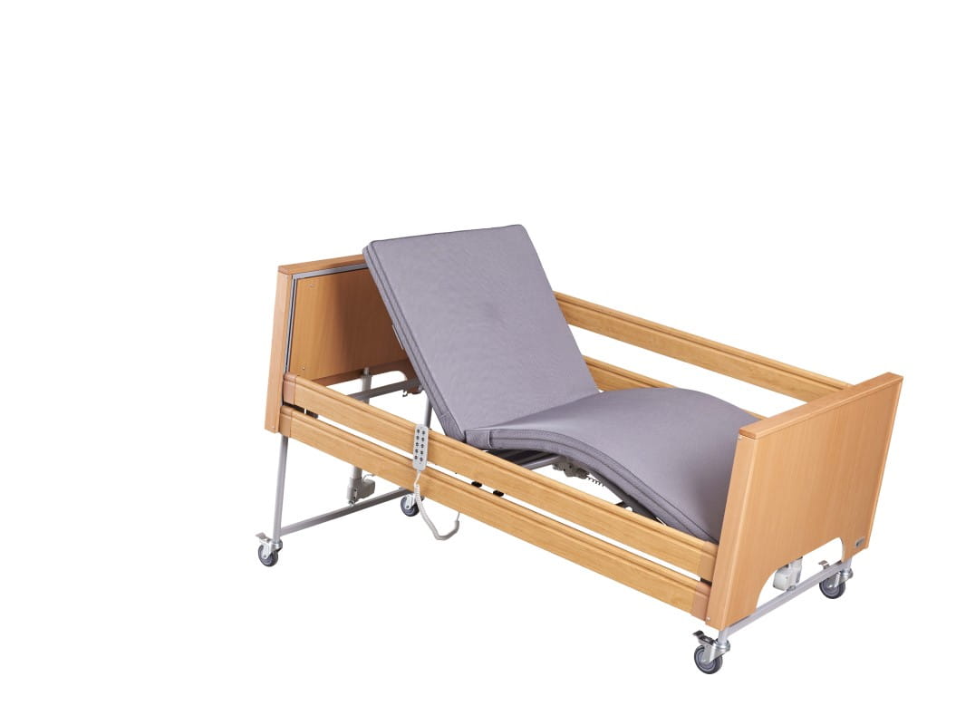 Pflegebett tecfor care GmbH ECOFIT S PLUS Low mit Holzverkleidung