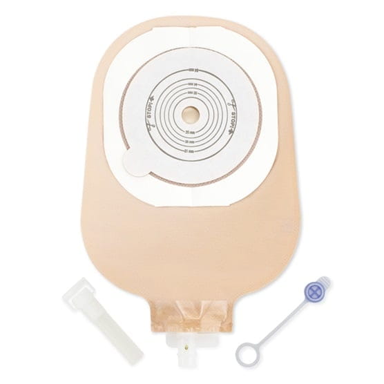 Urostomiebeutel-Hollister-Moderma-Flex-Flextend-plan-mit-Haftrand-2 Urostomiebeutel einteilig Hollister Moderma Flextend plan mit Haftrand, maxi, 15-64 mm