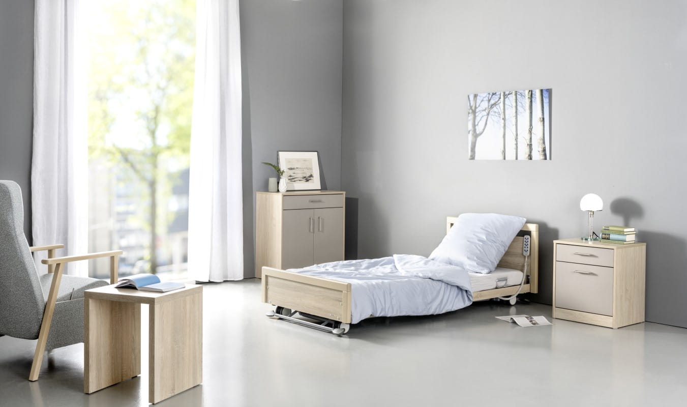 Niedrigflurbett Hermann Bock floorline 15/80