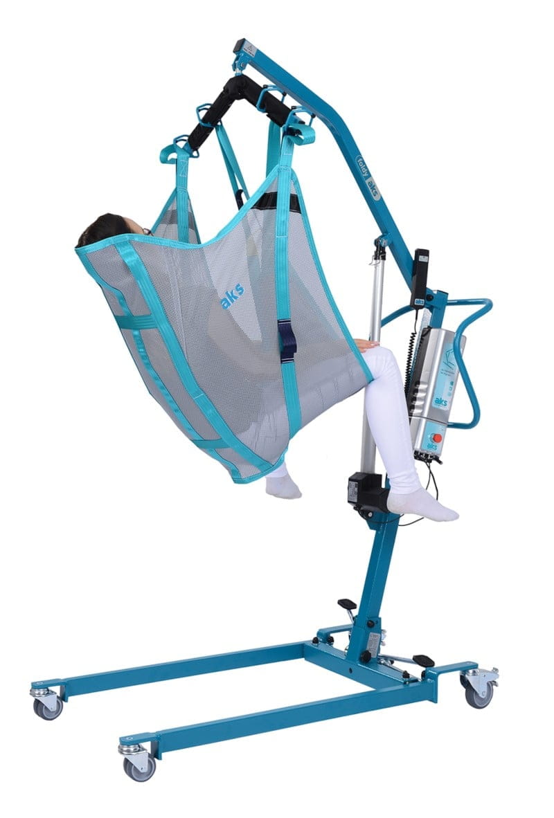 Komfortbadegurt-aks-mit-integrierter-Kopfst-tze-f-r-Patientenlifter Komfortbadegurt aks mit integrierter Kopfstütze für Patientenlifter Foldy Vorführware