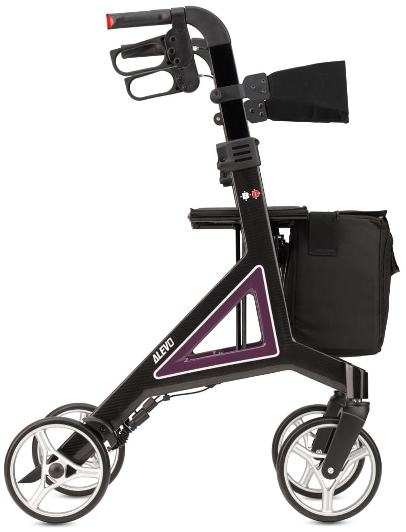 Leichtgewichtrollator Bischoff und Bischoff Alevo Carbon