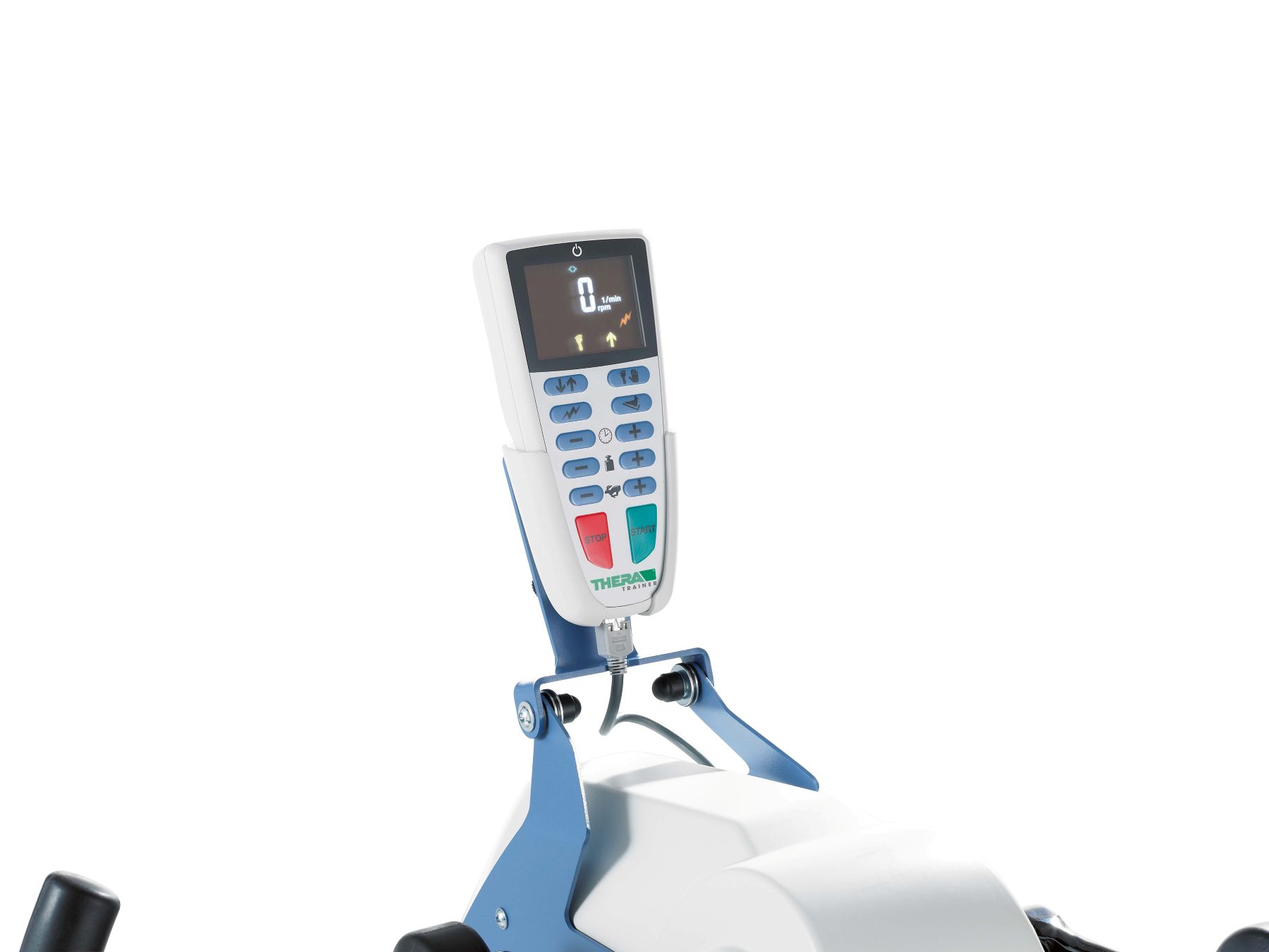 Detailaufnahme kleines Display, THERA-Trainer tigo