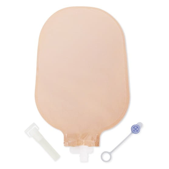 Urostomiebeutel einteilig Hollister Moderma Flextend plan mit Haftrand, maxi, 15-64 mm