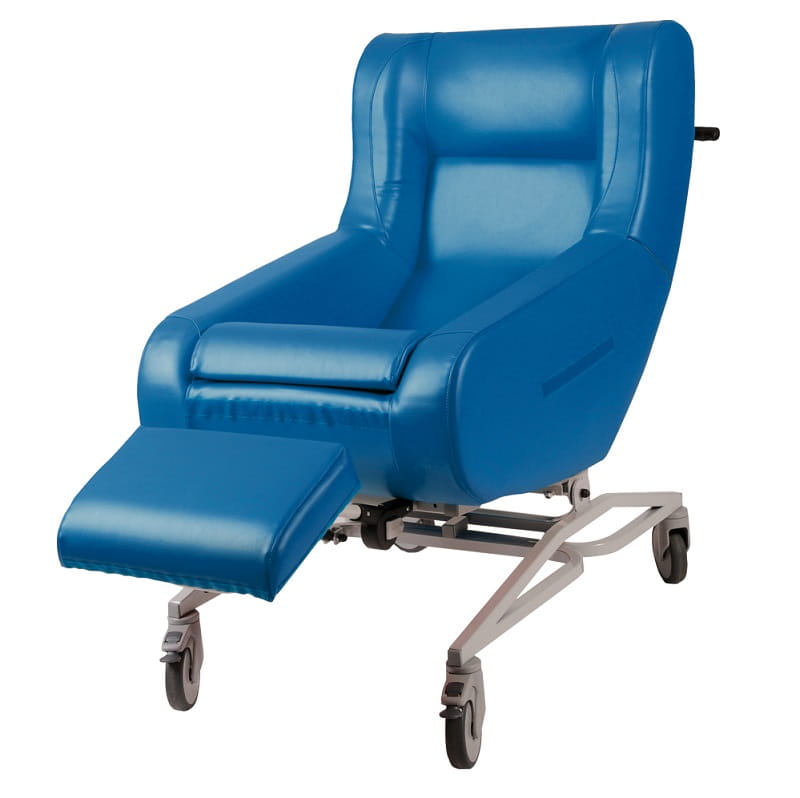 Pflegerollstuhl-Careline-blau Pflegerollstuhl Careline Doris