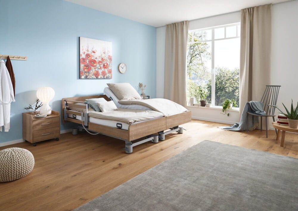 Pflegedoppelbett-Regia-Easy-Switch-Partner-5 Pflegedoppelbett Burmeier Regia Easy-Switch Partner