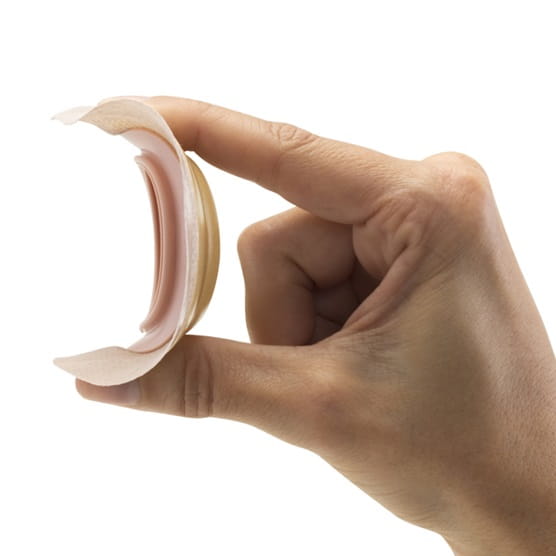 Basisplatte Hollister RR 55 mm Conform 2 CeraPlus  konvex mit Haftrand