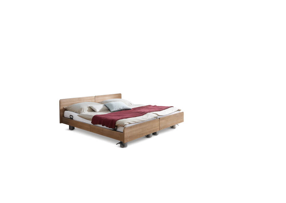 Pflegedoppelbett Burmeier Regia Easy-Switch Partner
