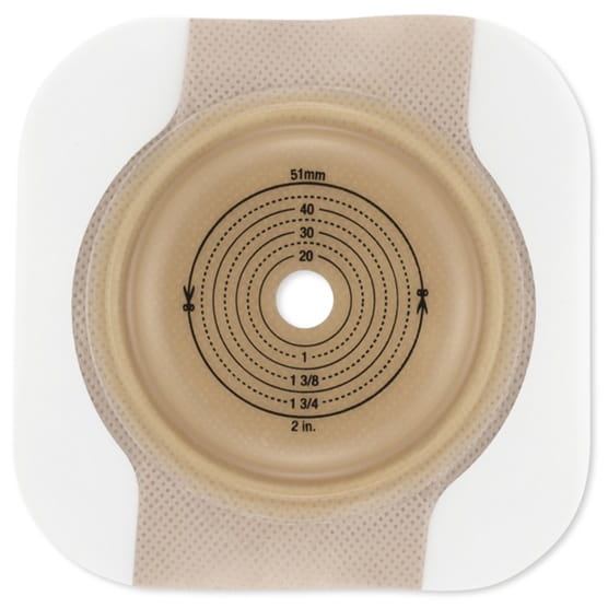 Basisplatte Hollister RR 55 mm Conform 2 CeraPlus  konvex mit Haftrand