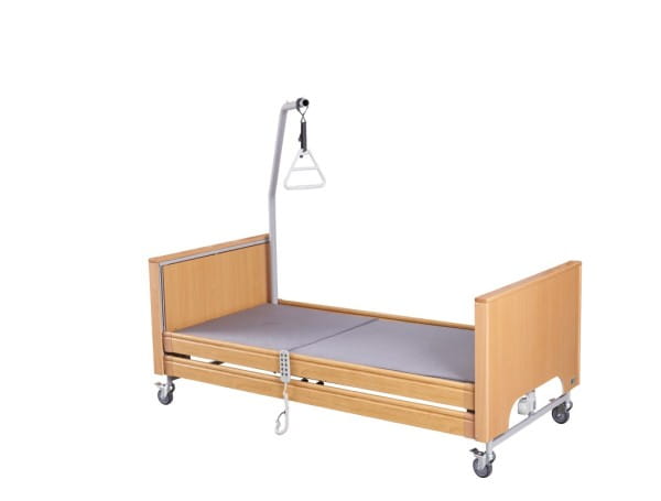 Pflegebett TekVor Care ECOFIT S PLUS Low mit Holzverkleidung